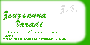 zsuzsanna varadi business card